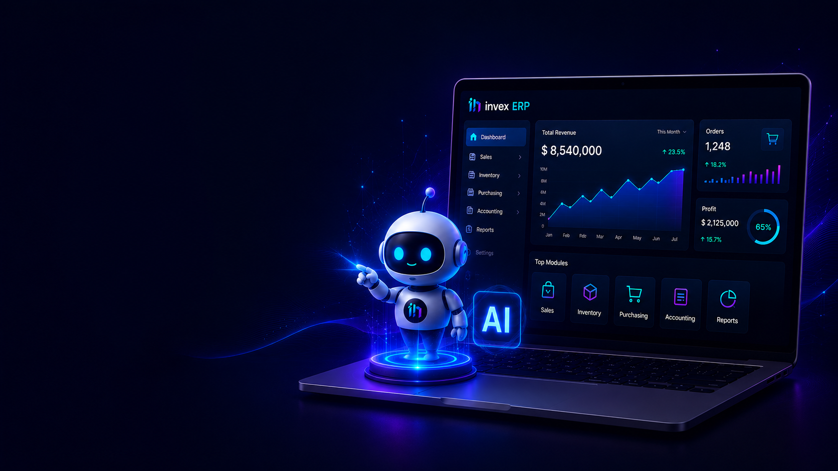Meet VEXA: The AI Assistant Inside Invex ERP